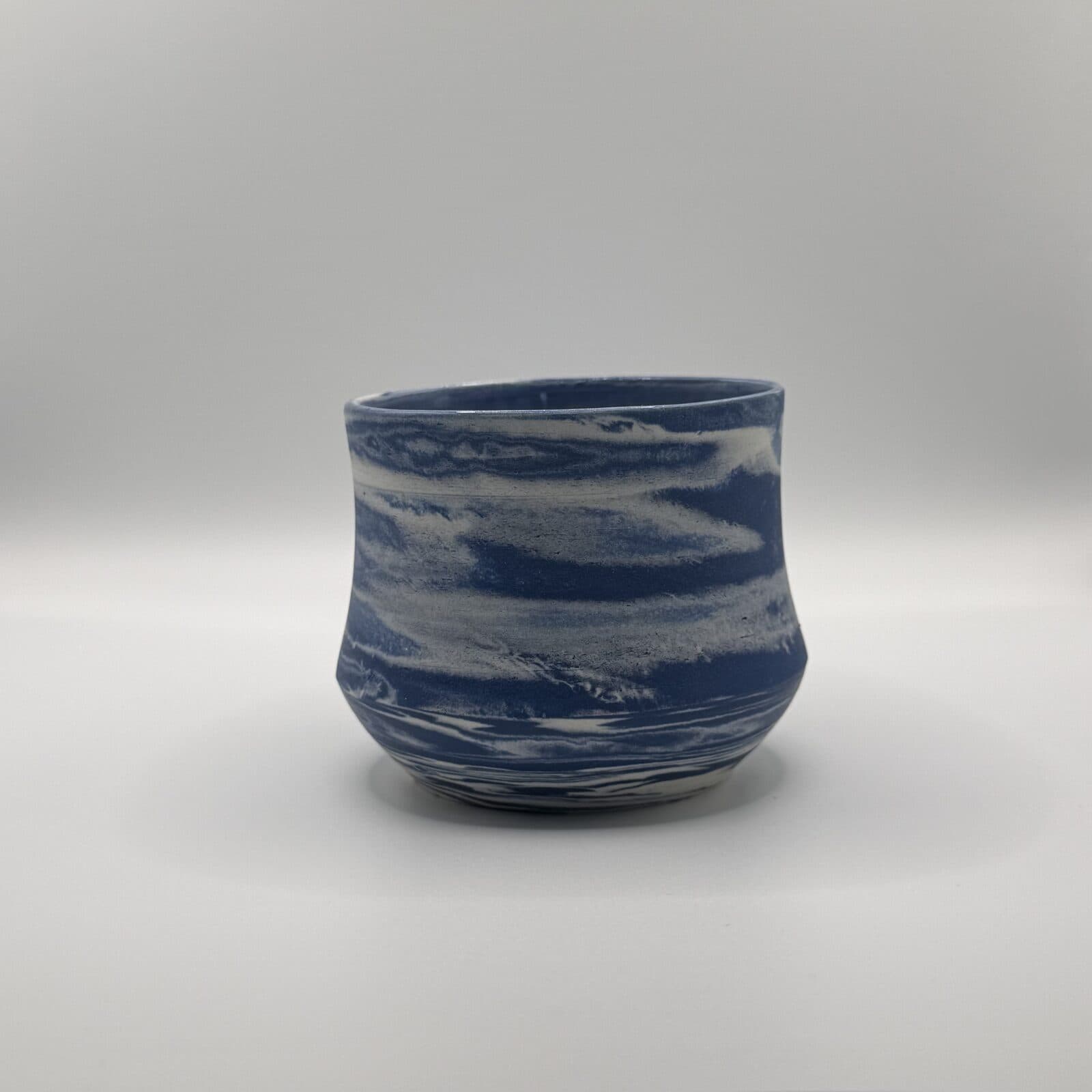 Duo de tasses bleu mat